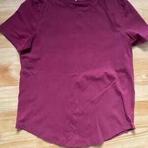 Lululemon Love SS (Raspberry) size 4